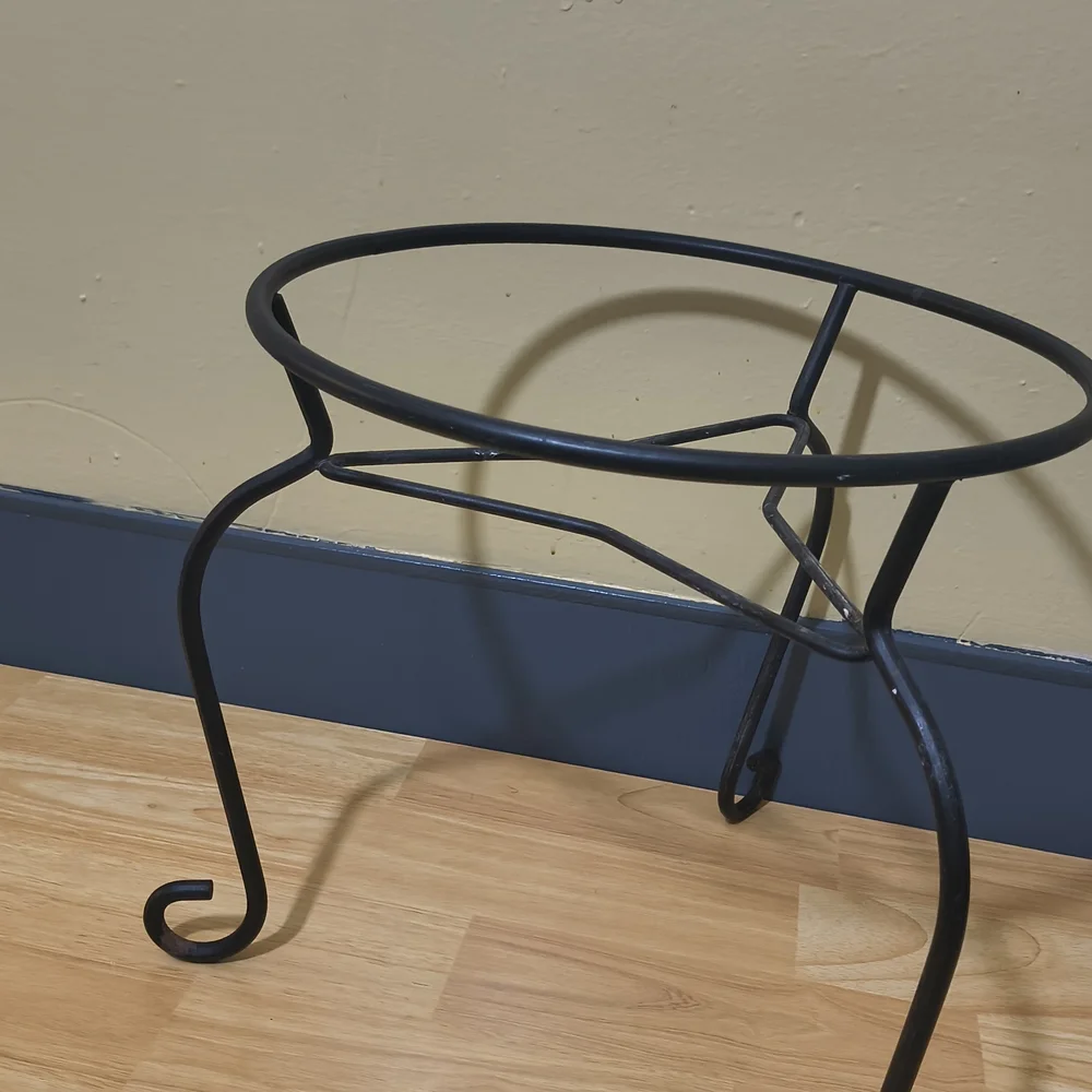 Black Metal Plant Stand - Picture 2 of 4
